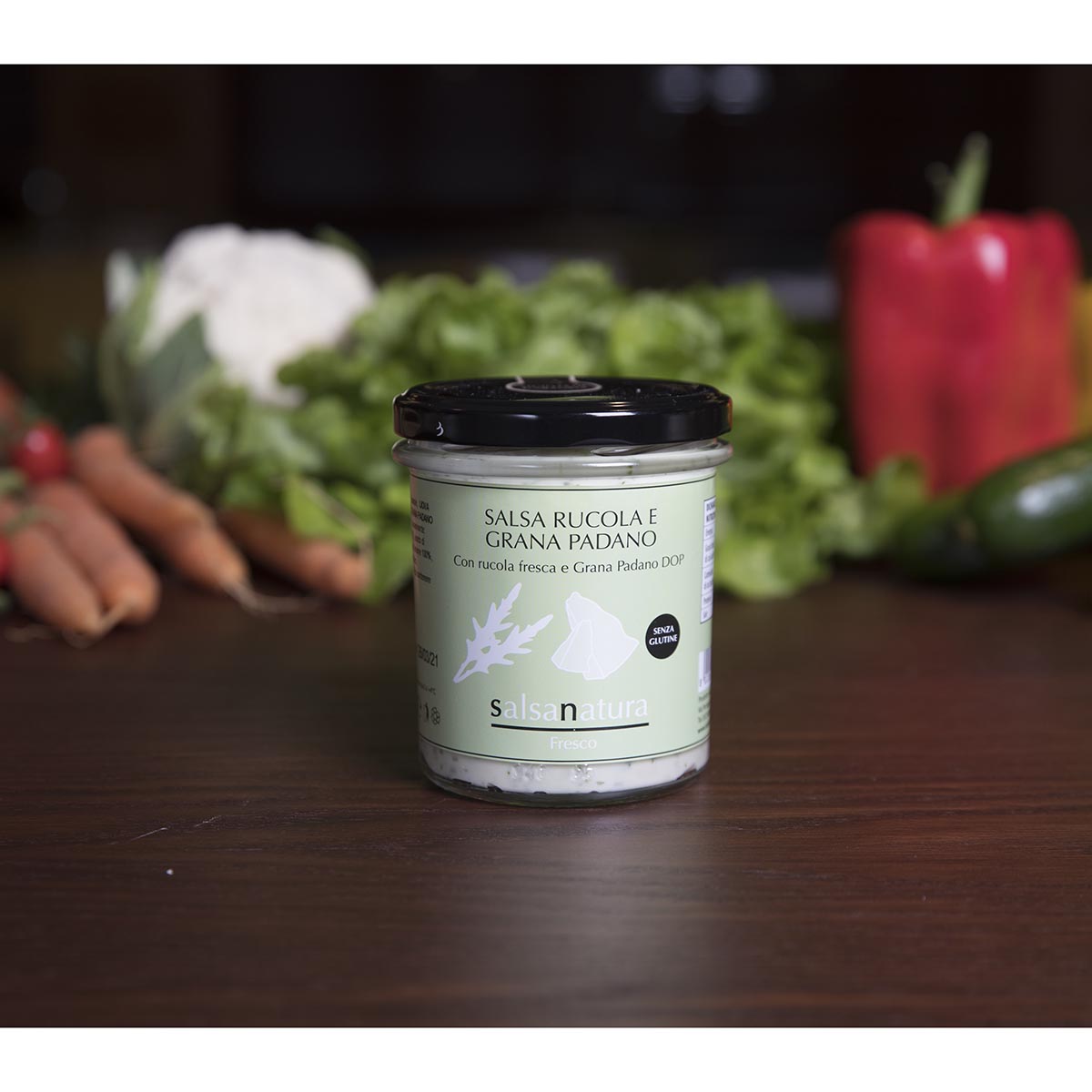 Salsa rucola e scaglie di Grana Padano 280g