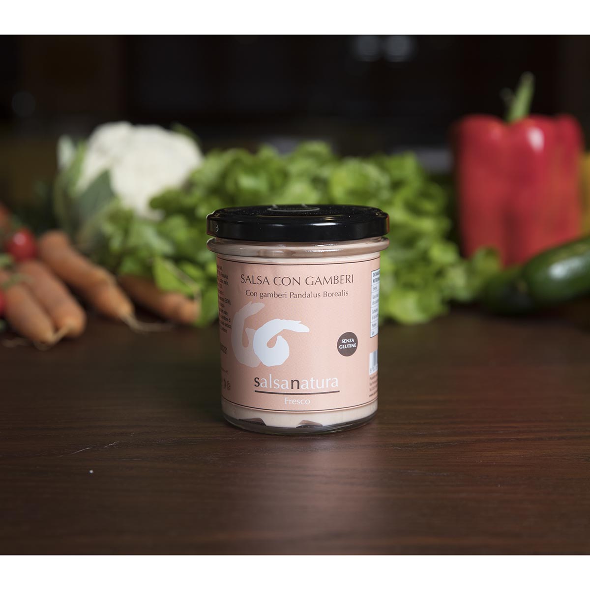 Salsa rosa con gamberi 280g