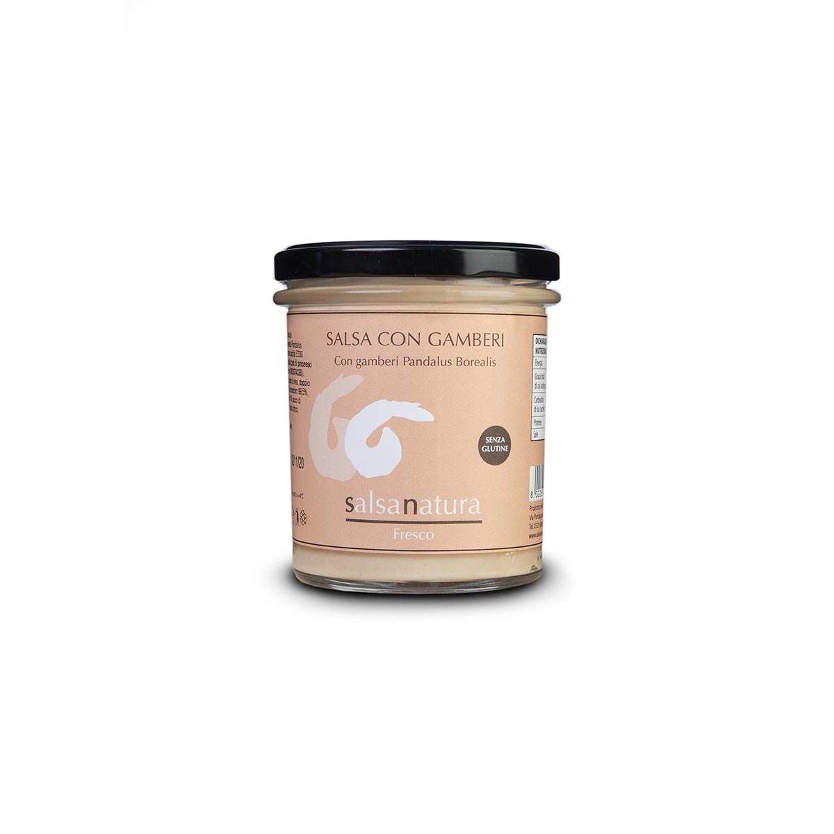 Salsa rosa con gamberi 280g