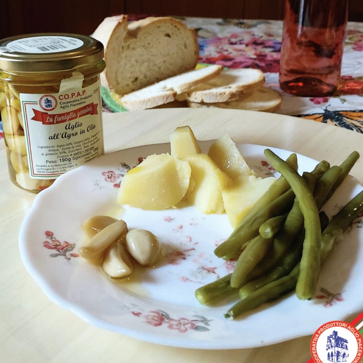 Aglio all'agro in olio
